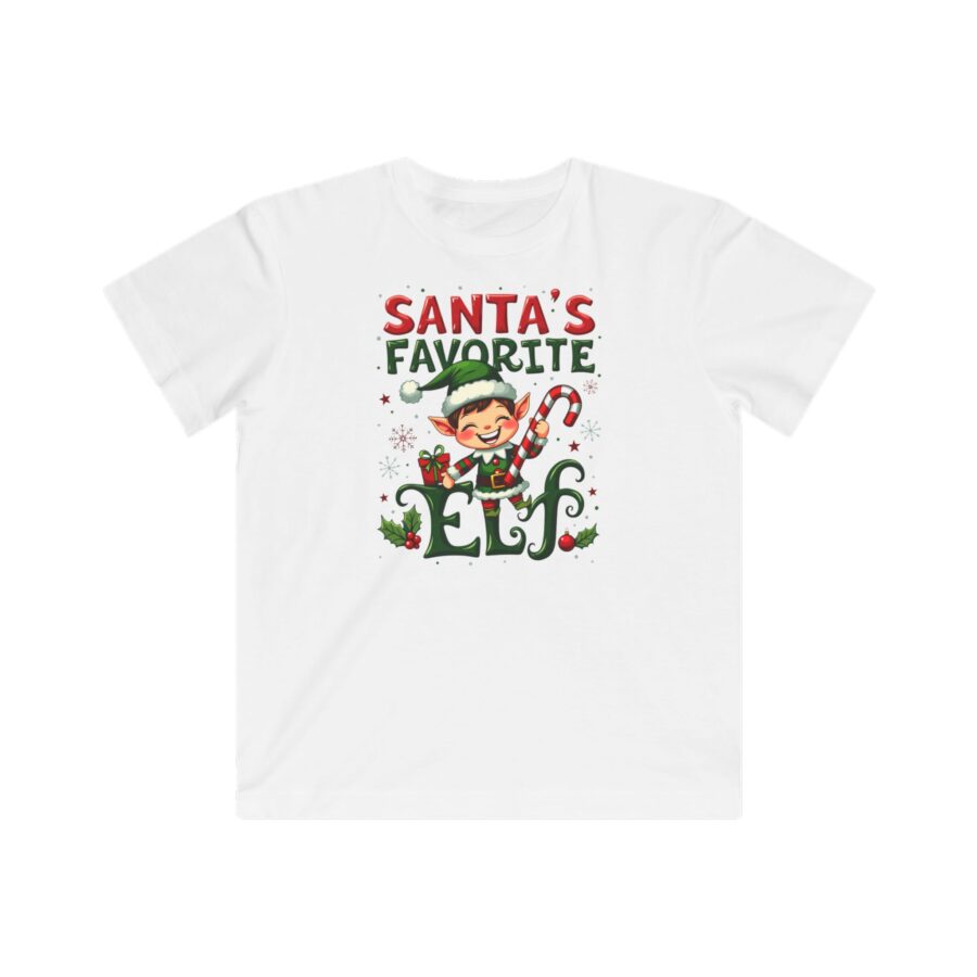 Kids Santa's Favorite Elf - Jersey Tee